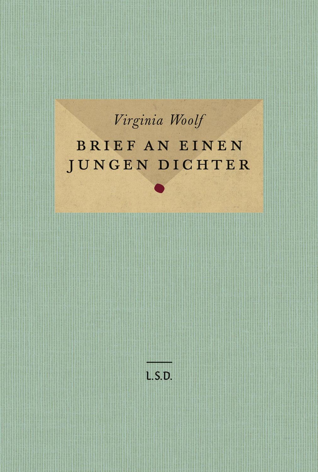 Cover: 9783869309477 | Brief an einen jungen Dichter | Virginia Woolf | Buch | Deutsch | 2019