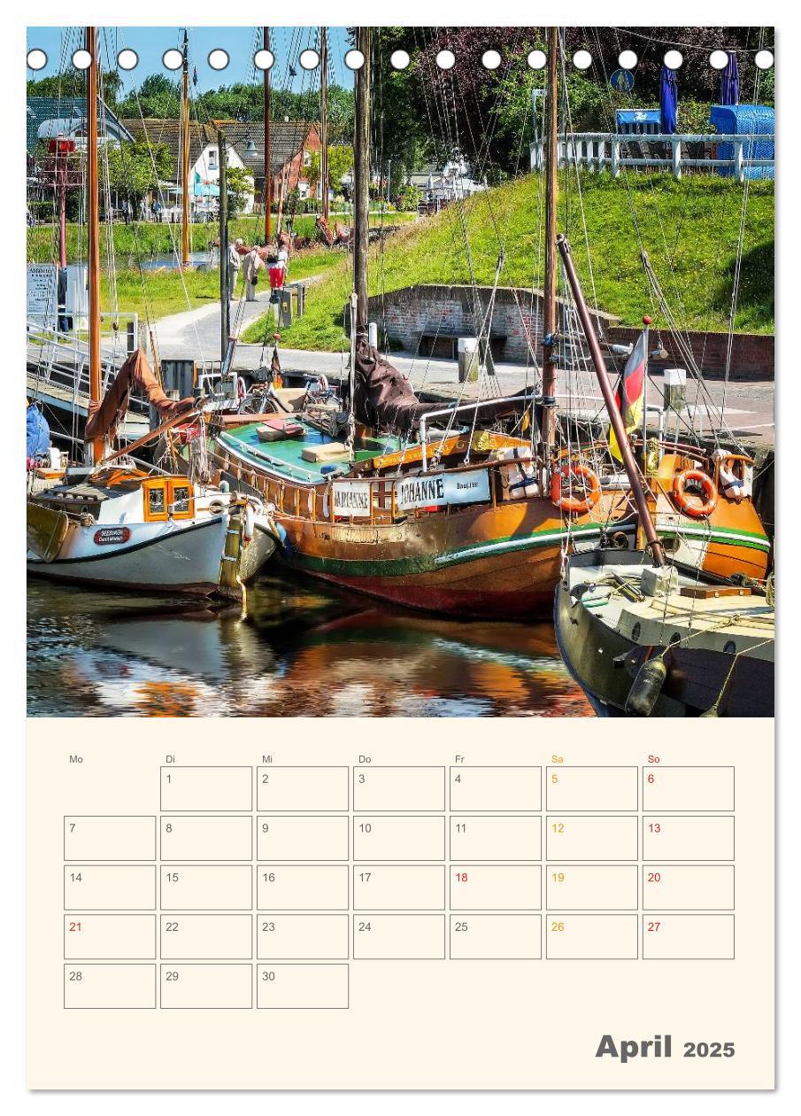 Bild: 9783457051405 | Ostfriesland - Carolinensiel, der Museumshafen (Tischkalender 2025...