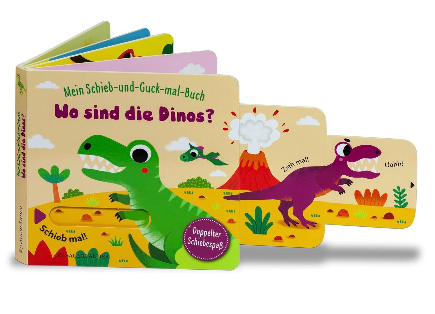 Bild: 9783737358163 | Mein Schieb &amp; Guck-mal-Buch: Wo sind die Dinos? | Stephanie Menge