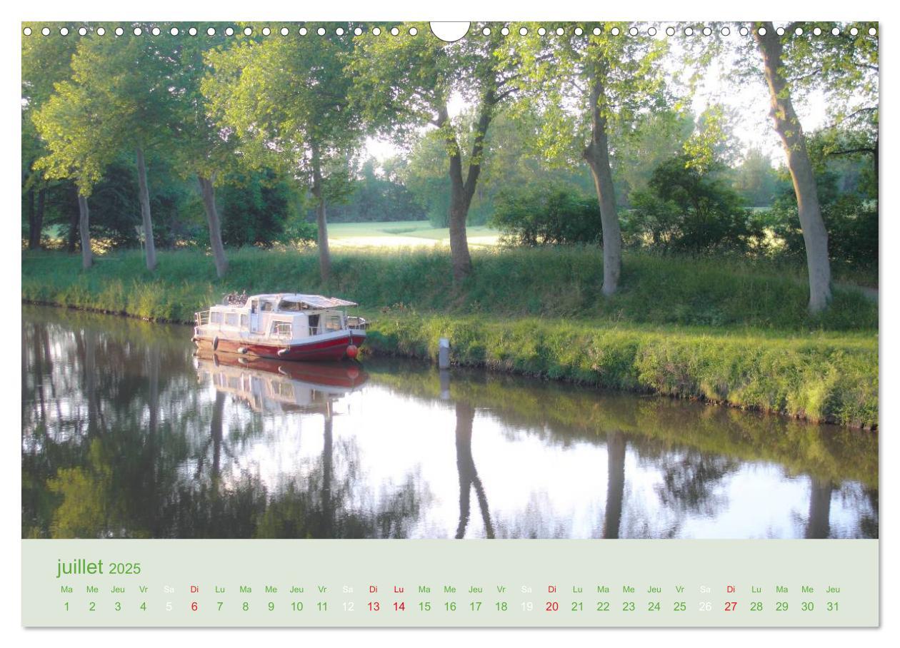 Bild: 9781325956470 | Croisière sur le Canal du Midi (Calendrier mural 2025 DIN A3...