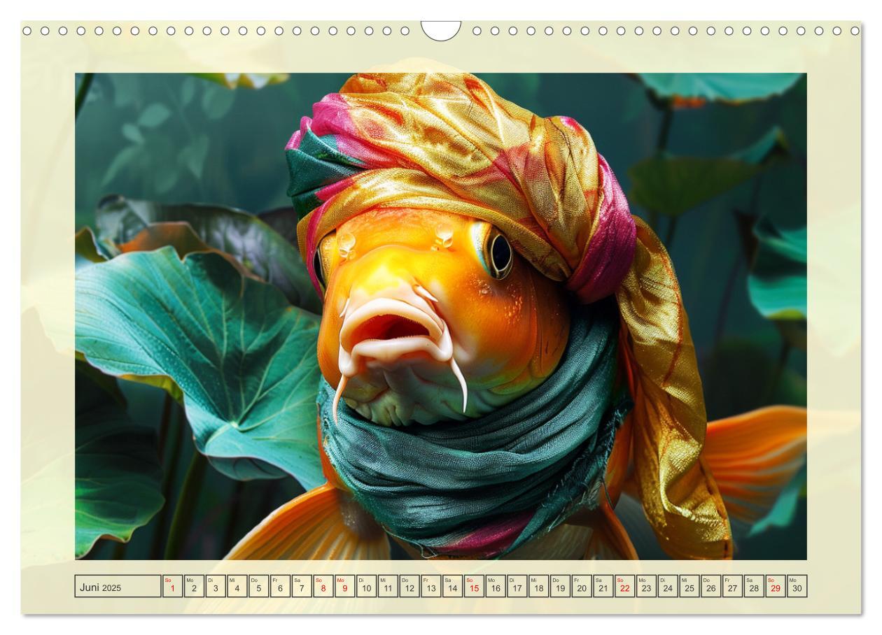 Bild: 9783435471652 | Fashion-Fisch. Die lustige Welt der Unterwasser-Mode (Wandkalender...