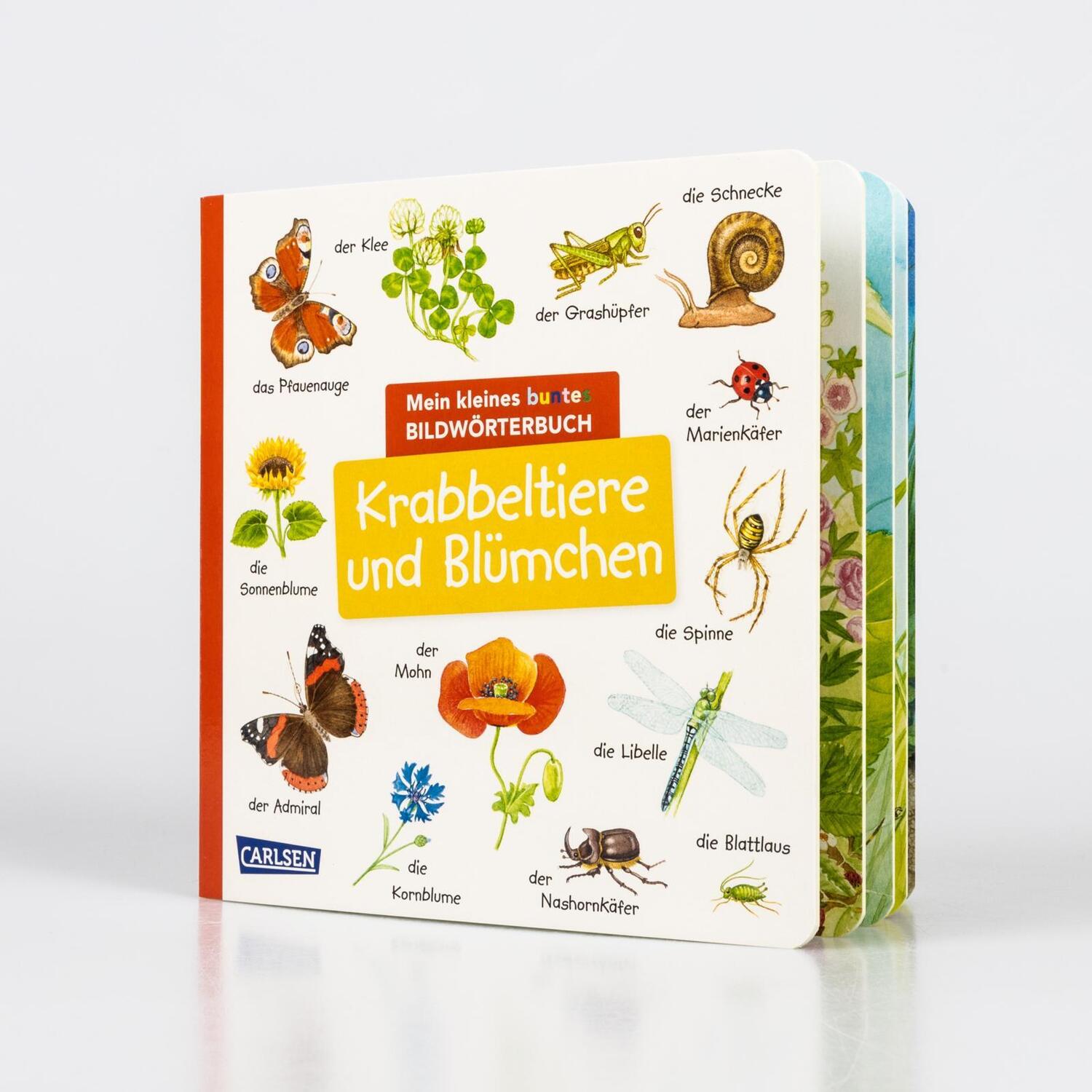 Bild: 9783551173249 | Mein kleines buntes Bildwörterbuch: Krabbeltiere und Blümchen | Henkel