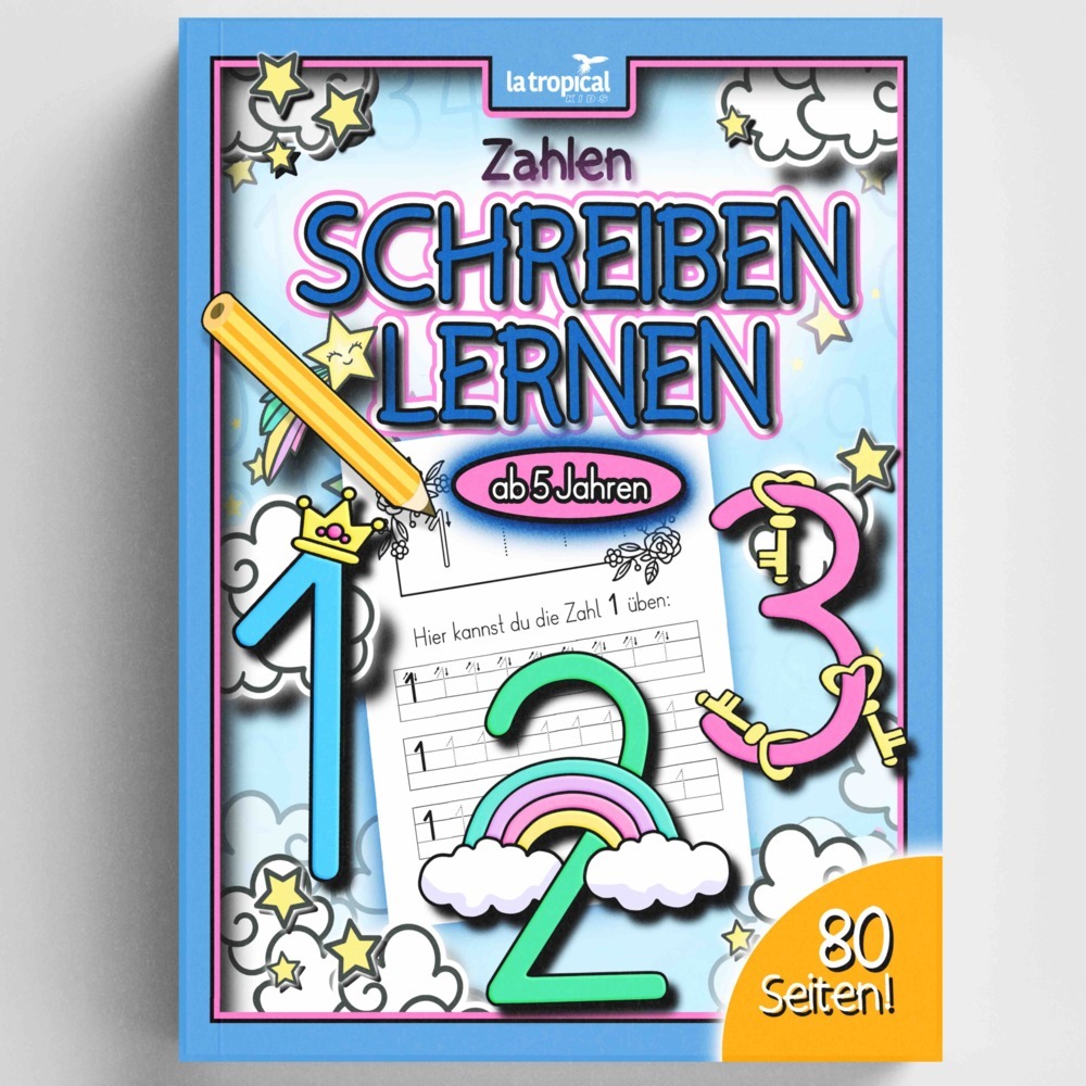 Cover: 9783969080481 | Zahlen schreiben lernen ab 5 Jahren | David Ludwig | Taschenbuch