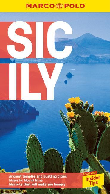 Cover: 9781914515569 | Sicily Marco Polo Pocket Travel Guide - with pull out map | Marco Polo