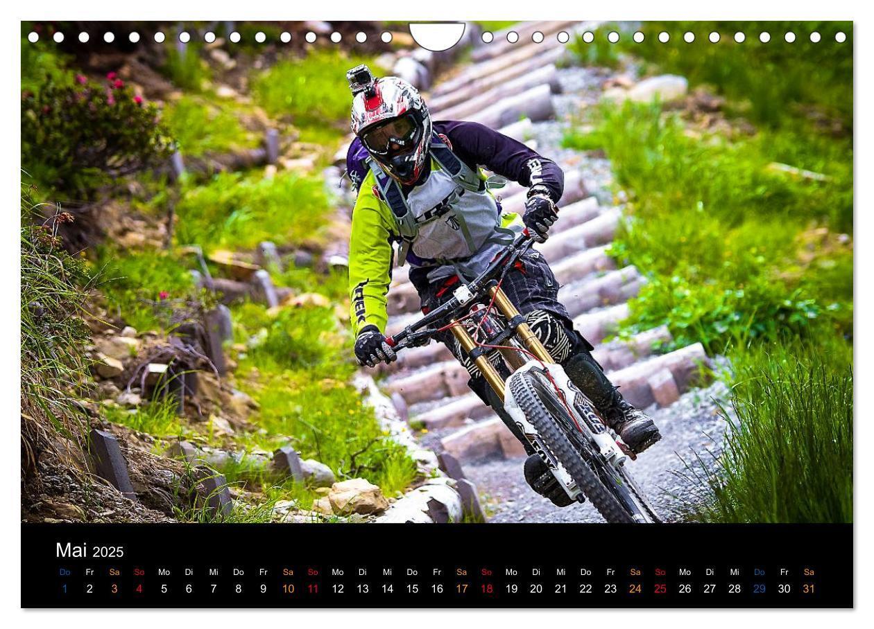 Bild: 9783435635184 | Mountainbike Freeride Momente (Wandkalender 2025 DIN A4 quer),...