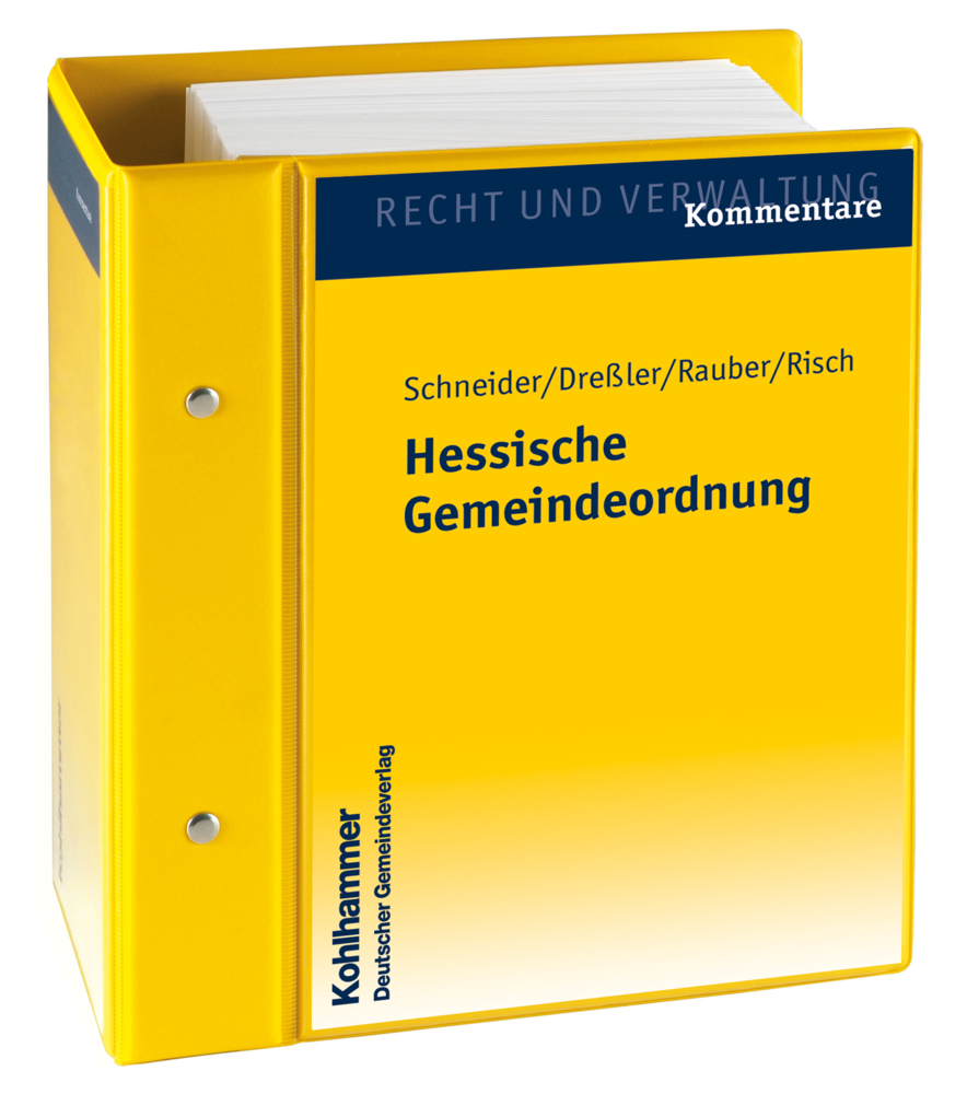 Cover: 9783555402956 | Hessische Gemeindeordnung | Schneider | Loseblatt | 1762 S. | Deutsch