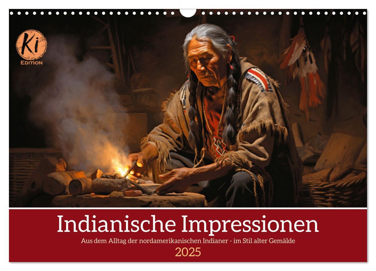 Cover: 9783383830785 | Indianische Impressionen (Wandkalender 2025 DIN A3 quer), CALVENDO...