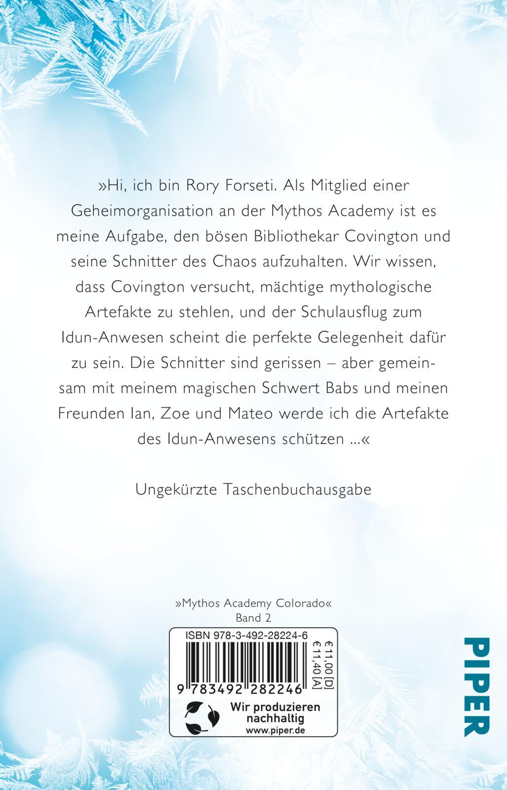 Rückseite: 9783492282246 | Hard Frost | Mythos Academy Colorado 2 | Jennifer Estep | Taschenbuch