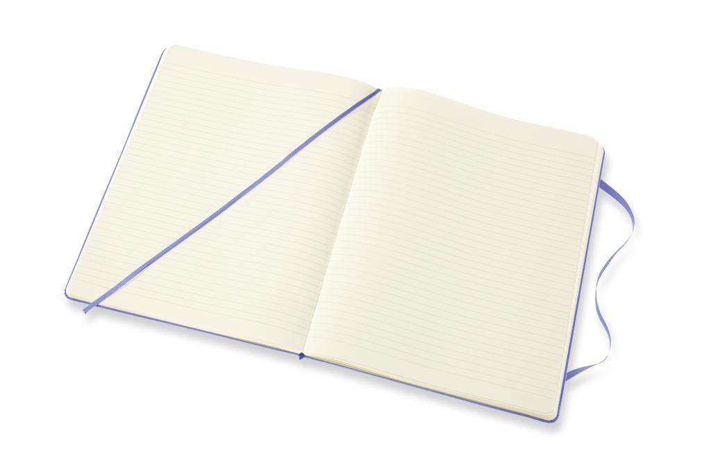 Bild: 8056420850833 | Moleskine Notizbuch XL, Liniert, Fester Einband, Hortensien Blau