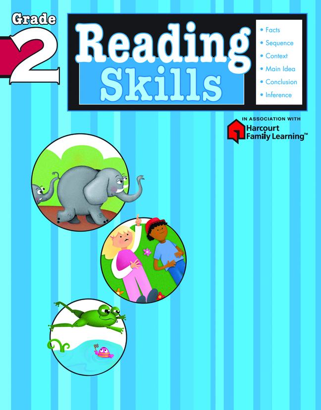 Cover: 9781411401143 | Reading Skills: Grade 2 (Flash Kids Harcourt Family Learning) | Kids