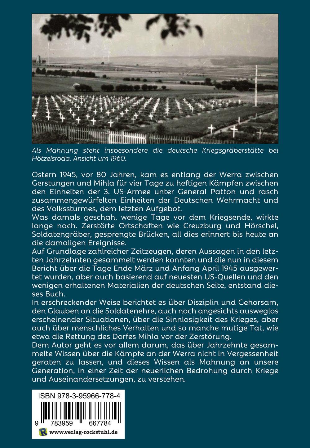 Rückseite: 9783959667784 | Ostern 1945- Krieg an der Werra | Rainer Lämmerhirt | Taschenbuch