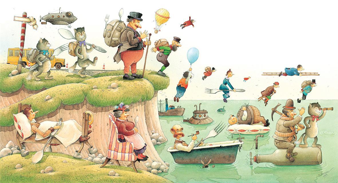 Bild: 9783825151218 | Die Reise ins Schlaraffenland | Kestutis Kasparavicius | Buch | 56 S.