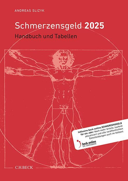 Cover: 9783406821196 | Schmerzensgeld 2025 | Handbuch und Tabellen | Andreas Slizyk | Bundle