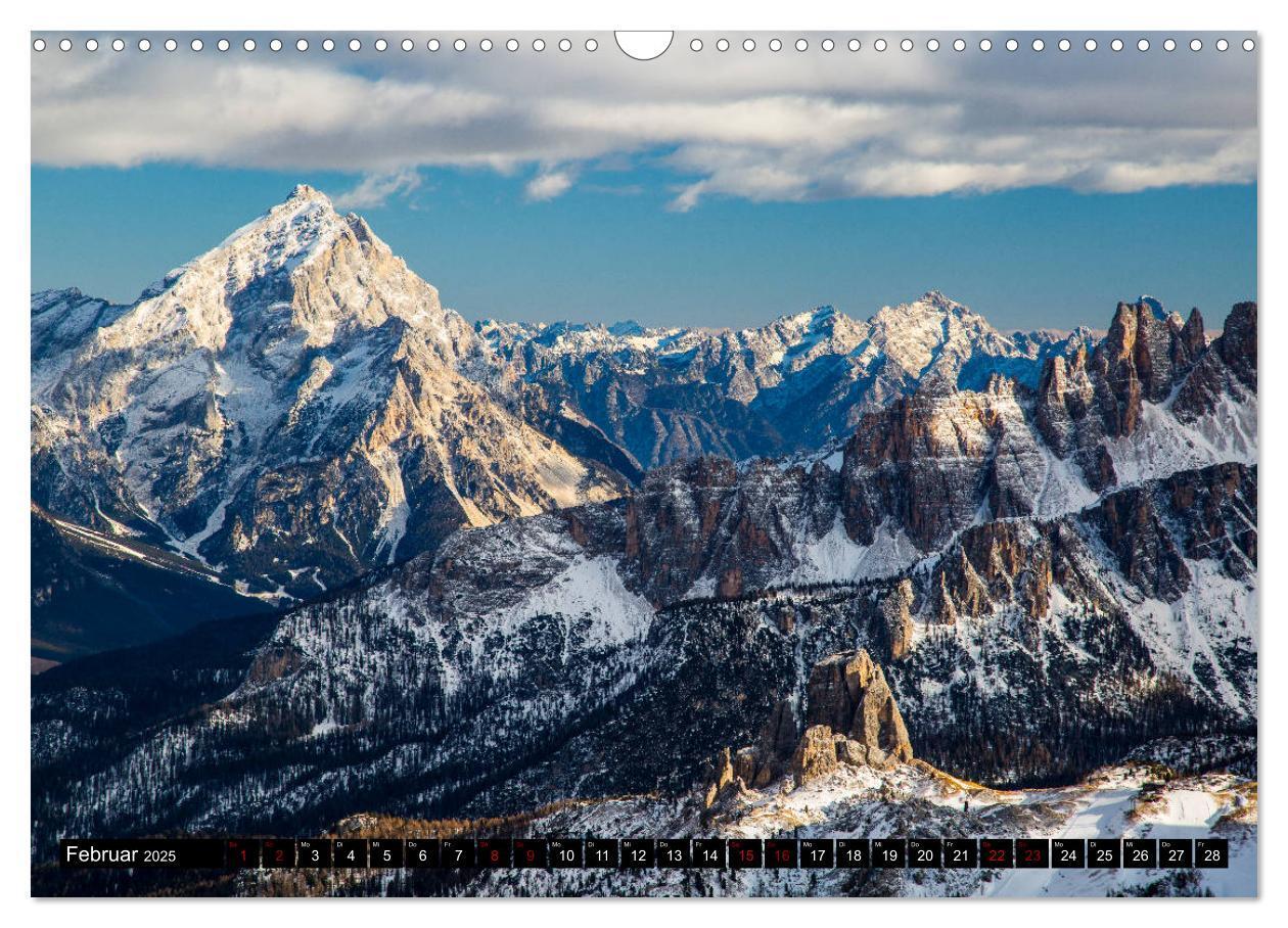 Bild: 9783435452767 | Lagazuoi Dolomiten (Wandkalender 2025 DIN A3 quer), CALVENDO...