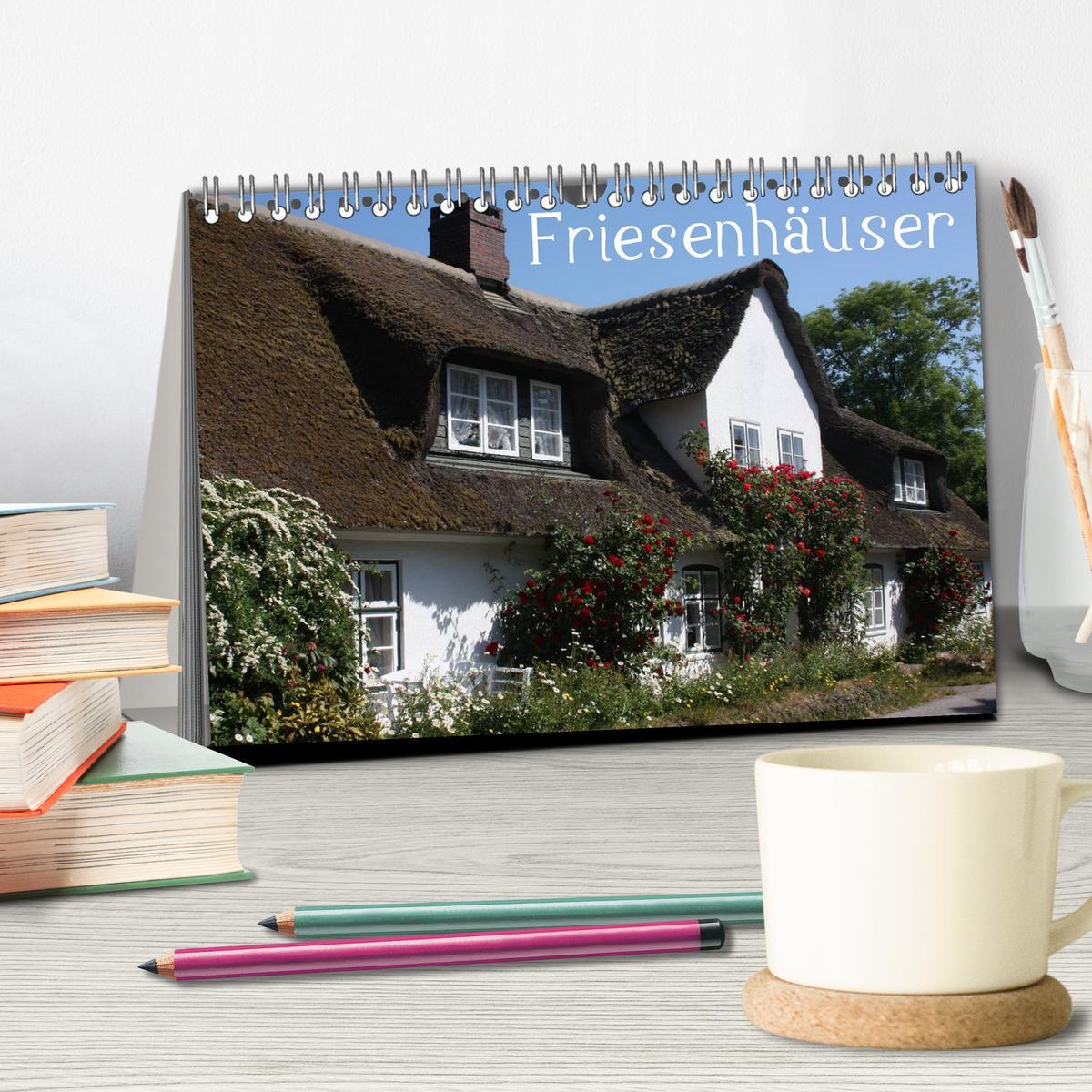 Bild: 9783435788705 | Friesenhäuser (Tischkalender 2025 DIN A5 quer), CALVENDO...