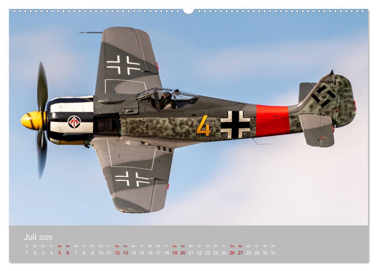 Bild: 9783435146680 | Fliegende Legenden - Warbirds (Wandkalender 2025 DIN A2 quer),...