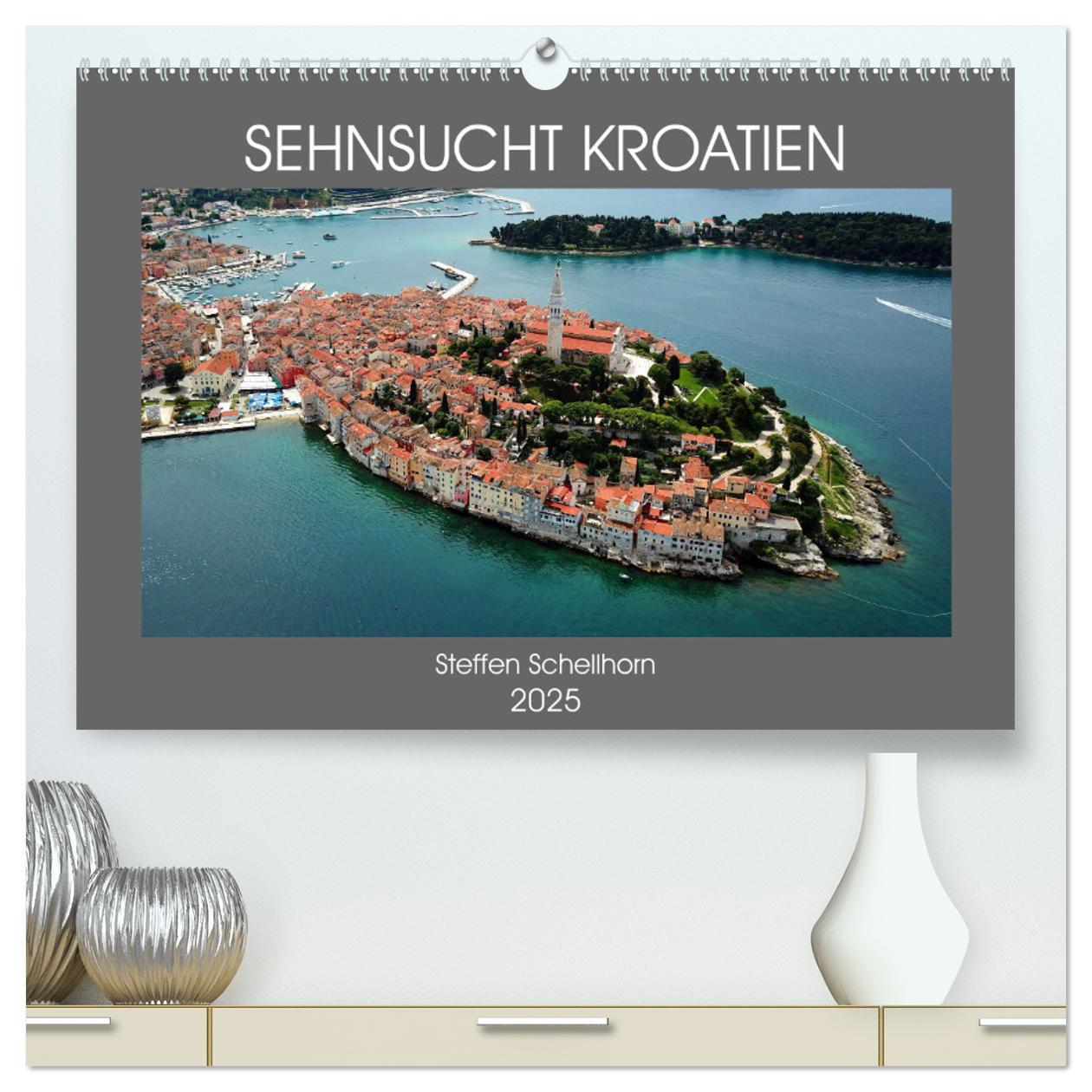 Cover: 9783435037988 | SEHNSUCHT KROATIEN (hochwertiger Premium Wandkalender 2025 DIN A2...