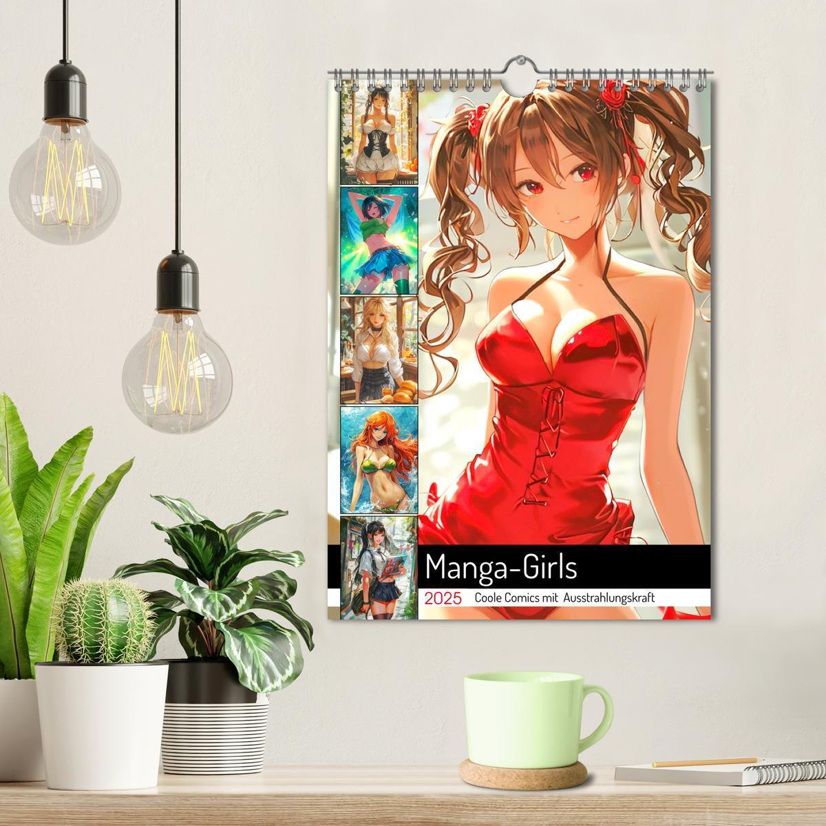 Bild: 9783383810770 | Manga-Girls. Coole Comics mit Ausstrahlungskraft (Wandkalender 2025...