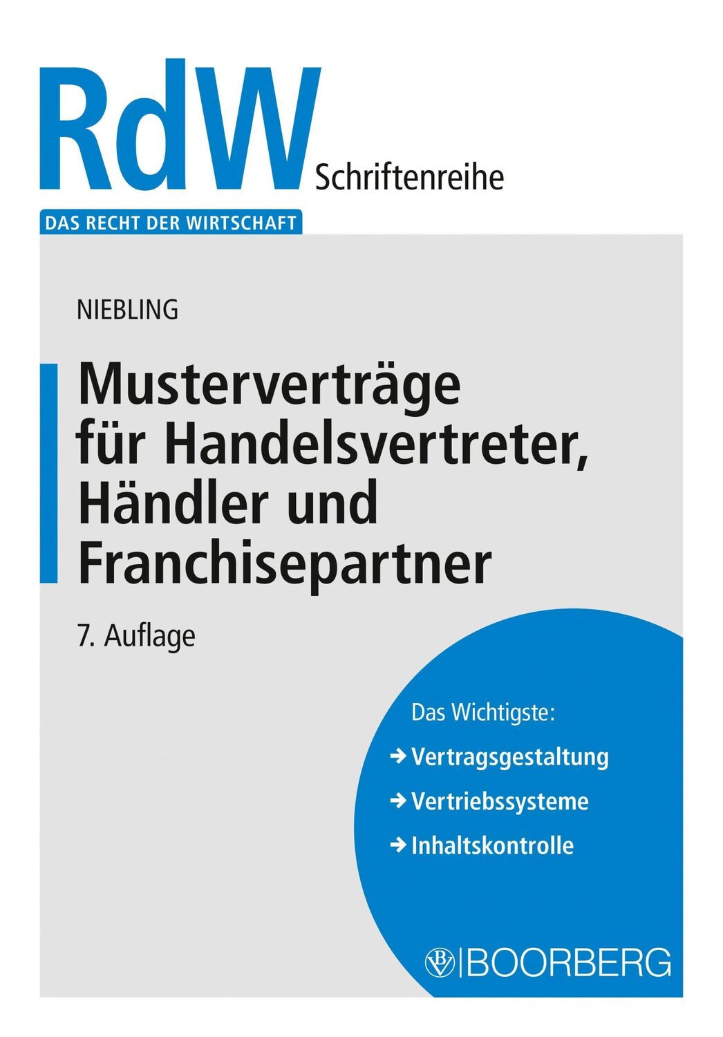 Cover: 9783415072763 | Musterverträge für Handelsvertreter, Händler und Franchisepartner