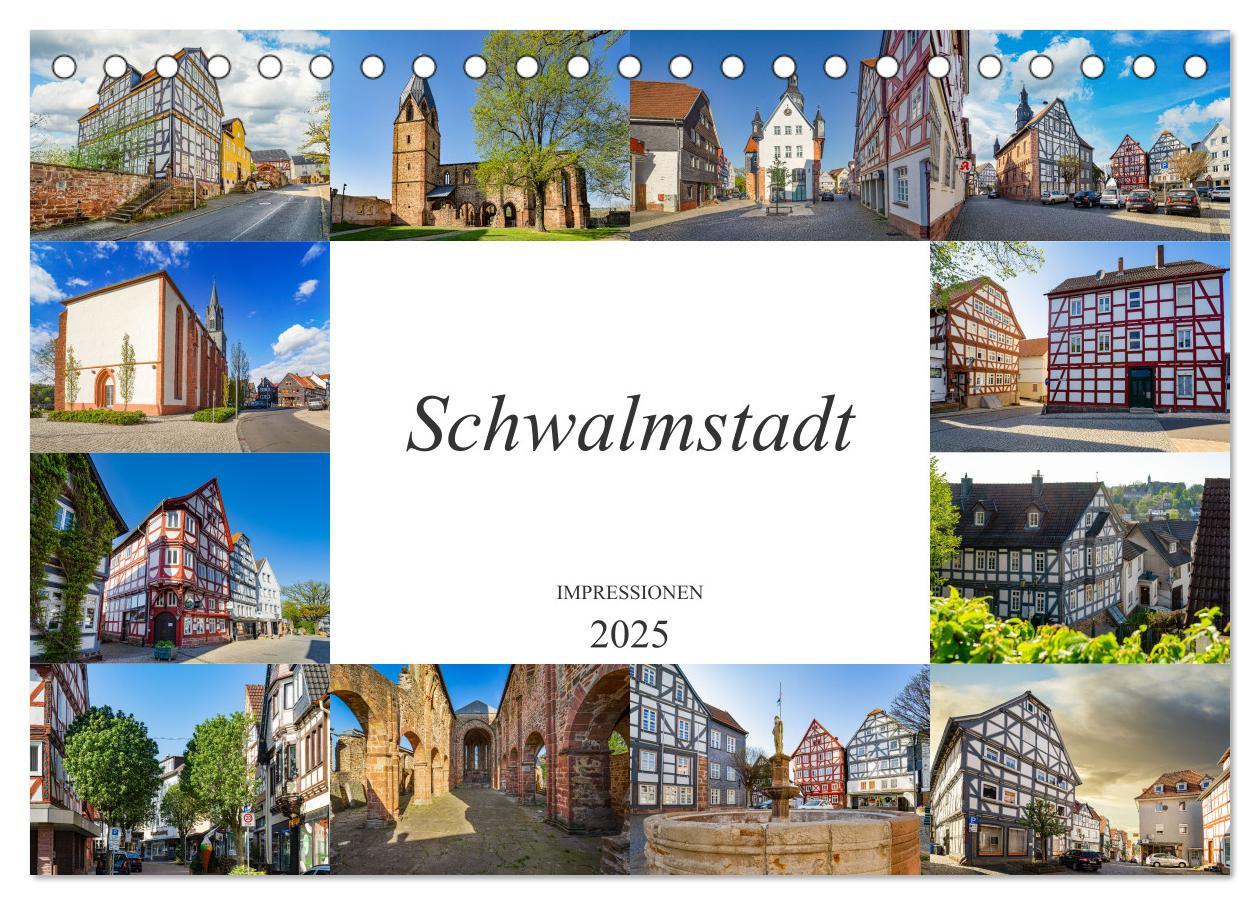 Cover: 9783435010189 | Schwalmstadt Impressionen (Tischkalender 2025 DIN A5 quer),...