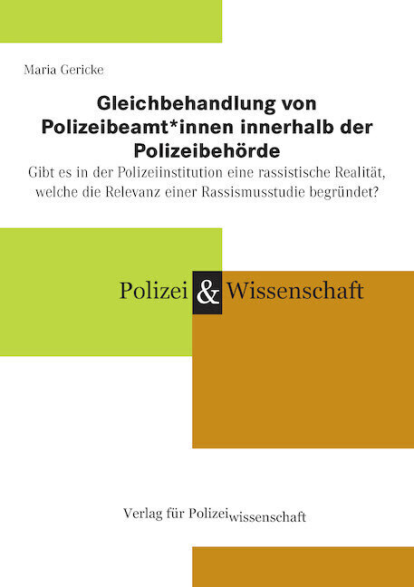 Cover: 9783866767812 | Gleichbehandlung von Polizeibeamt*innen innerhalb der Polizeibehörde