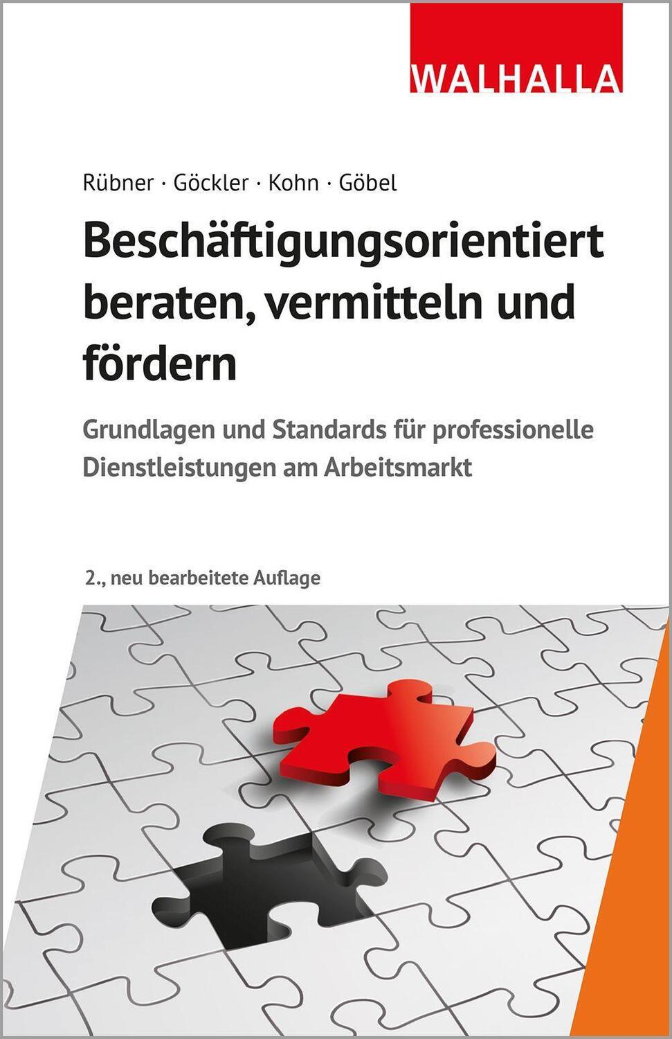 Cover: 9783802976100 | Beschäftigungsorientiert beraten, vermitteln und fördern | Buch | 2022