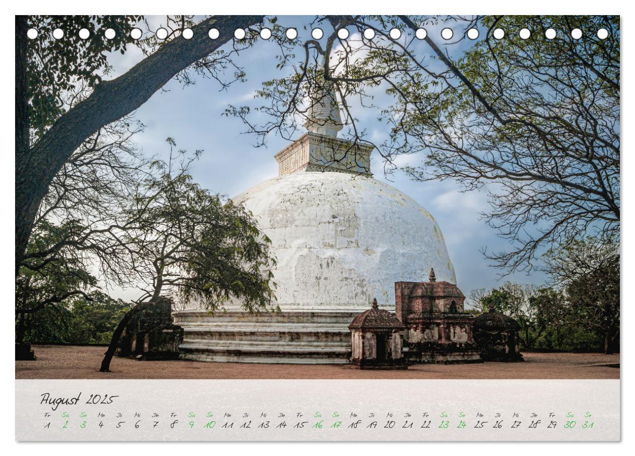 Bild: 9783457230794 | Verliebt in Sri Lanka (Tischkalender 2025 DIN A5 quer), CALVENDO...