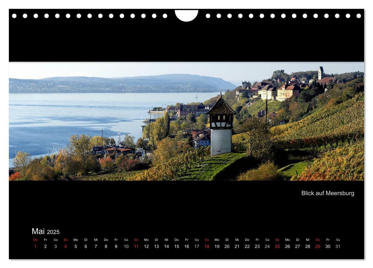 Bild: 9783435648481 | Panoramen vom Bodensee (Wandkalender 2025 DIN A4 quer), CALVENDO...