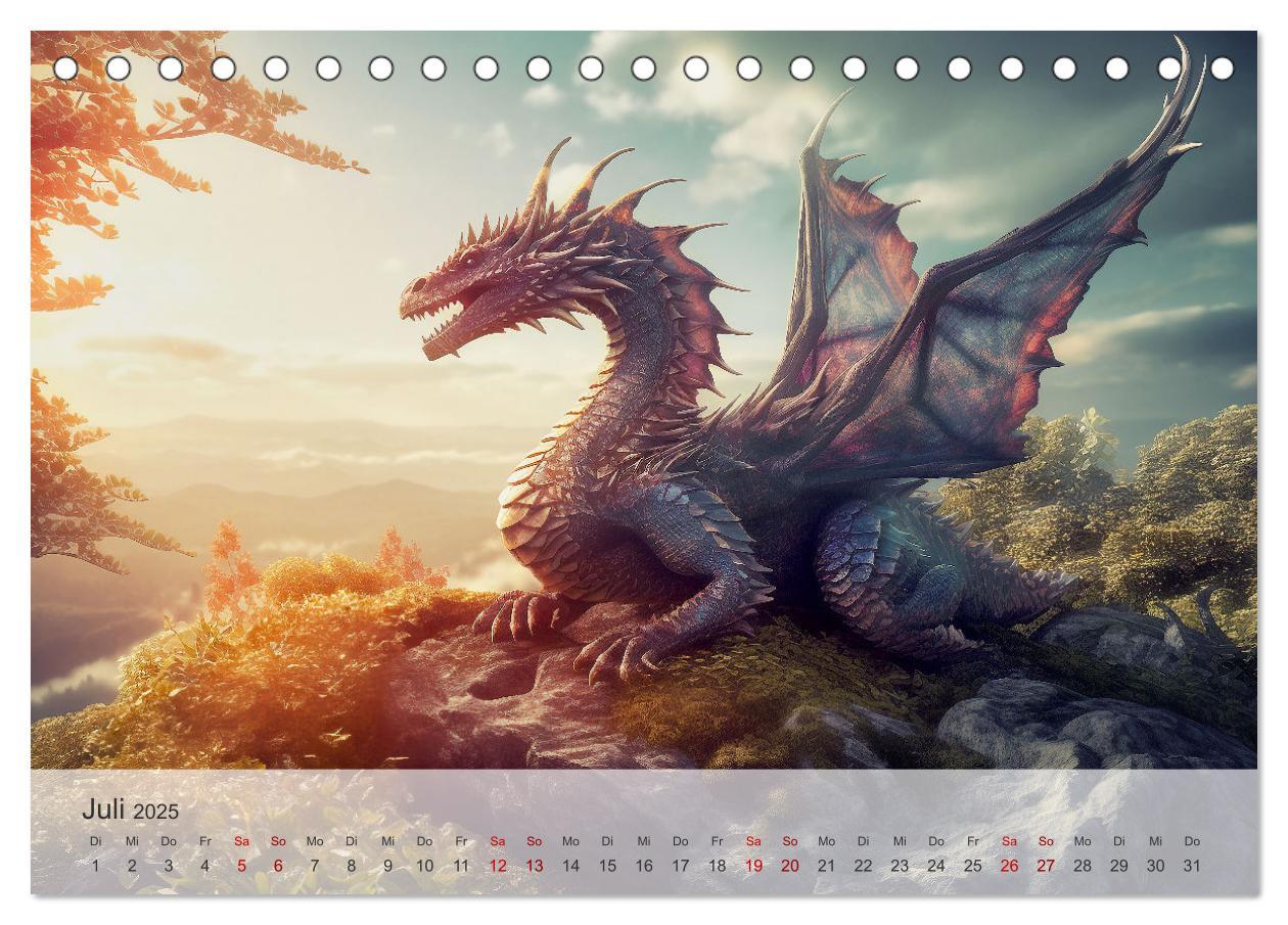 Bild: 9783383839269 | Im Land der schönen Drachen (Tischkalender 2025 DIN A5 quer),...