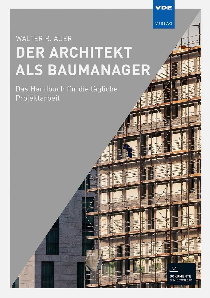 Bild: 9783800754410 | Der Architekt als Baumanager | Walter R. Auer | Buch | 800 S. | 2021