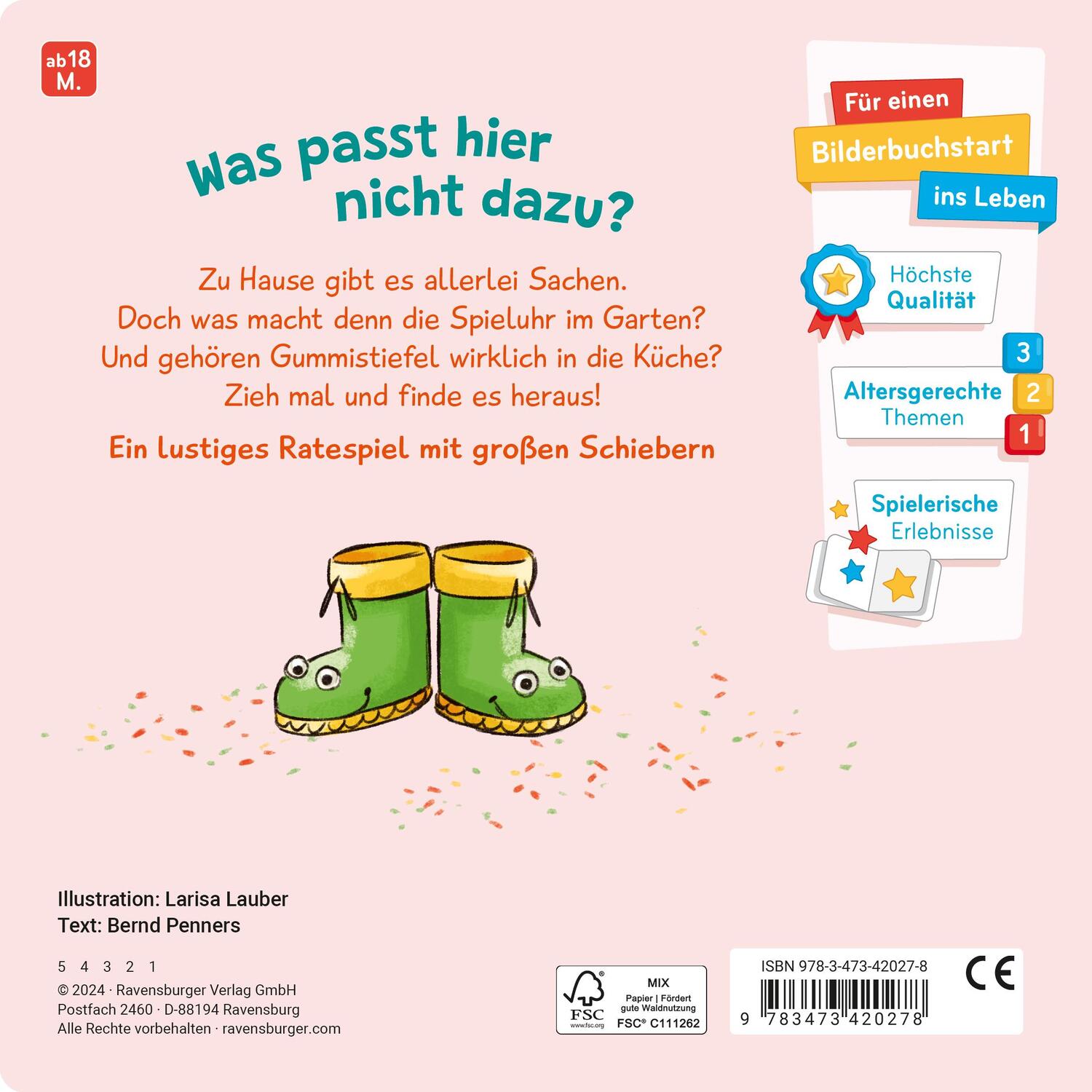 Rückseite: 9783473420278 | Nanu? Passt das dazu? Zuhause | Bernd Penners | Buch | 12 S. | Deutsch