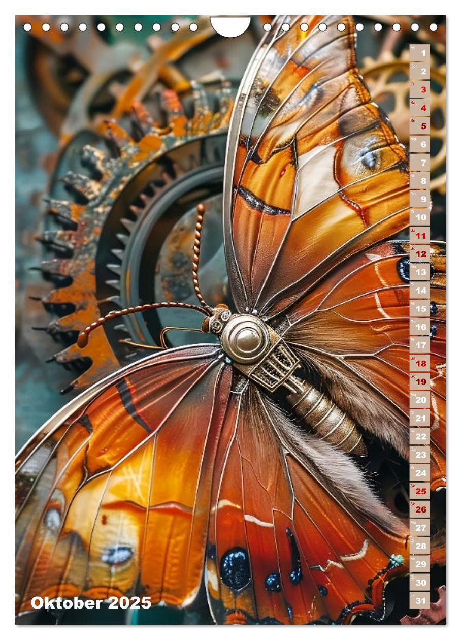 Bild: 9783435649594 | Steampunk Fauna (Wandkalender 2025 DIN A4 hoch), CALVENDO...