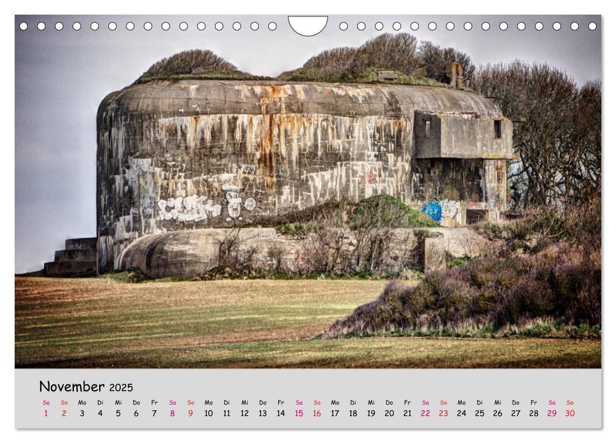 Bild: 9783435646029 | Bunker Zeitzeugen der Geschichte (Wandkalender 2025 DIN A4 quer),...