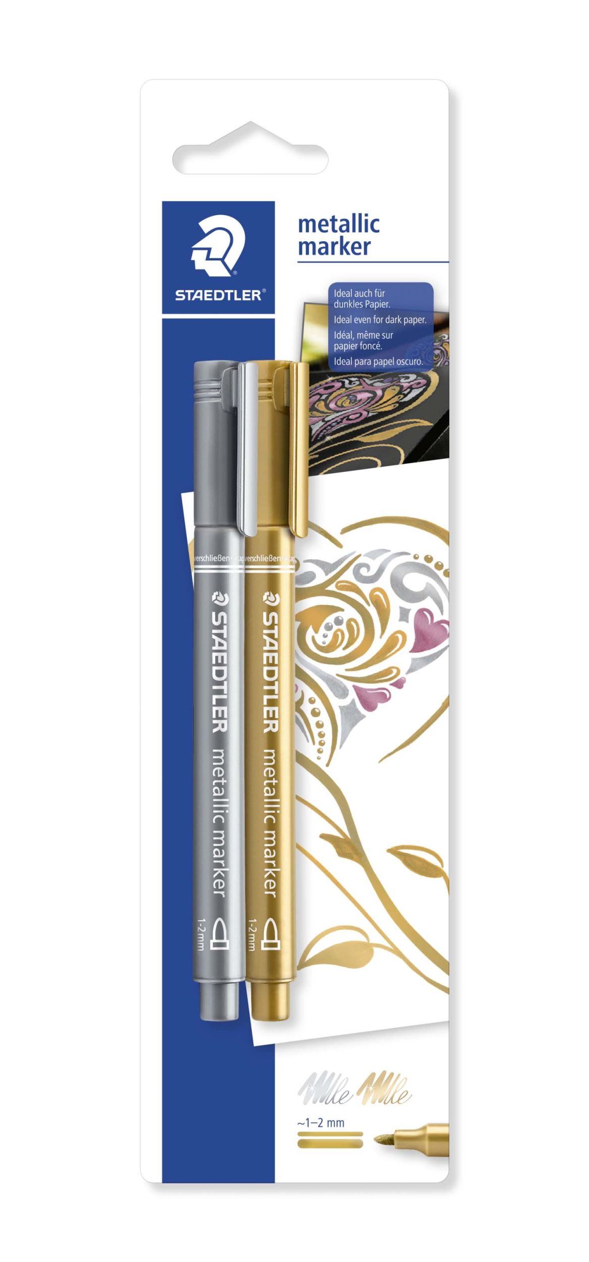 Cover: 4007817832059 | STAEDTLER Lackmarker Metallic 2er Set | Johanna Bastford Sonderedition