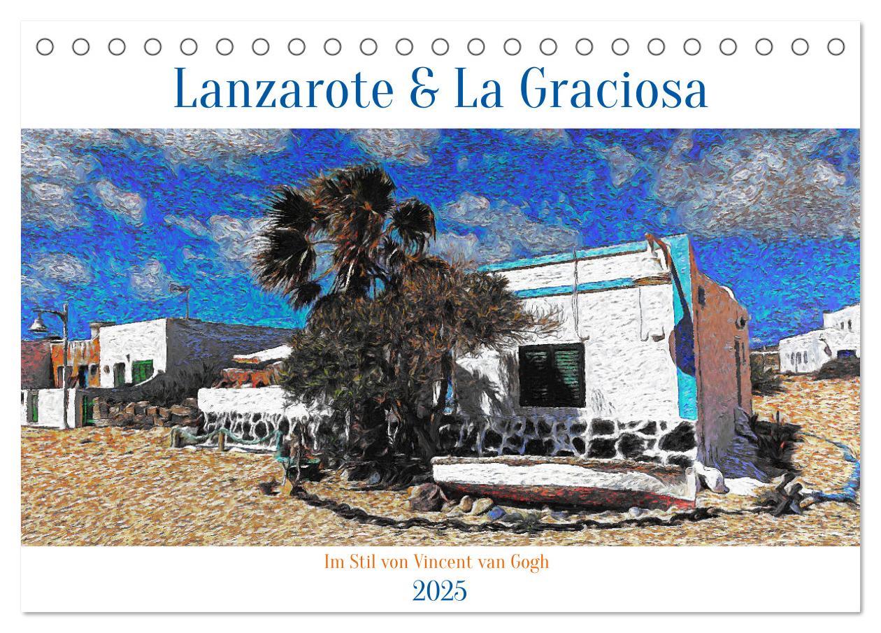 Cover: 9783383941870 | Lanzarote &amp; La Graciosa - Im Stil von Vicent van Gogh...