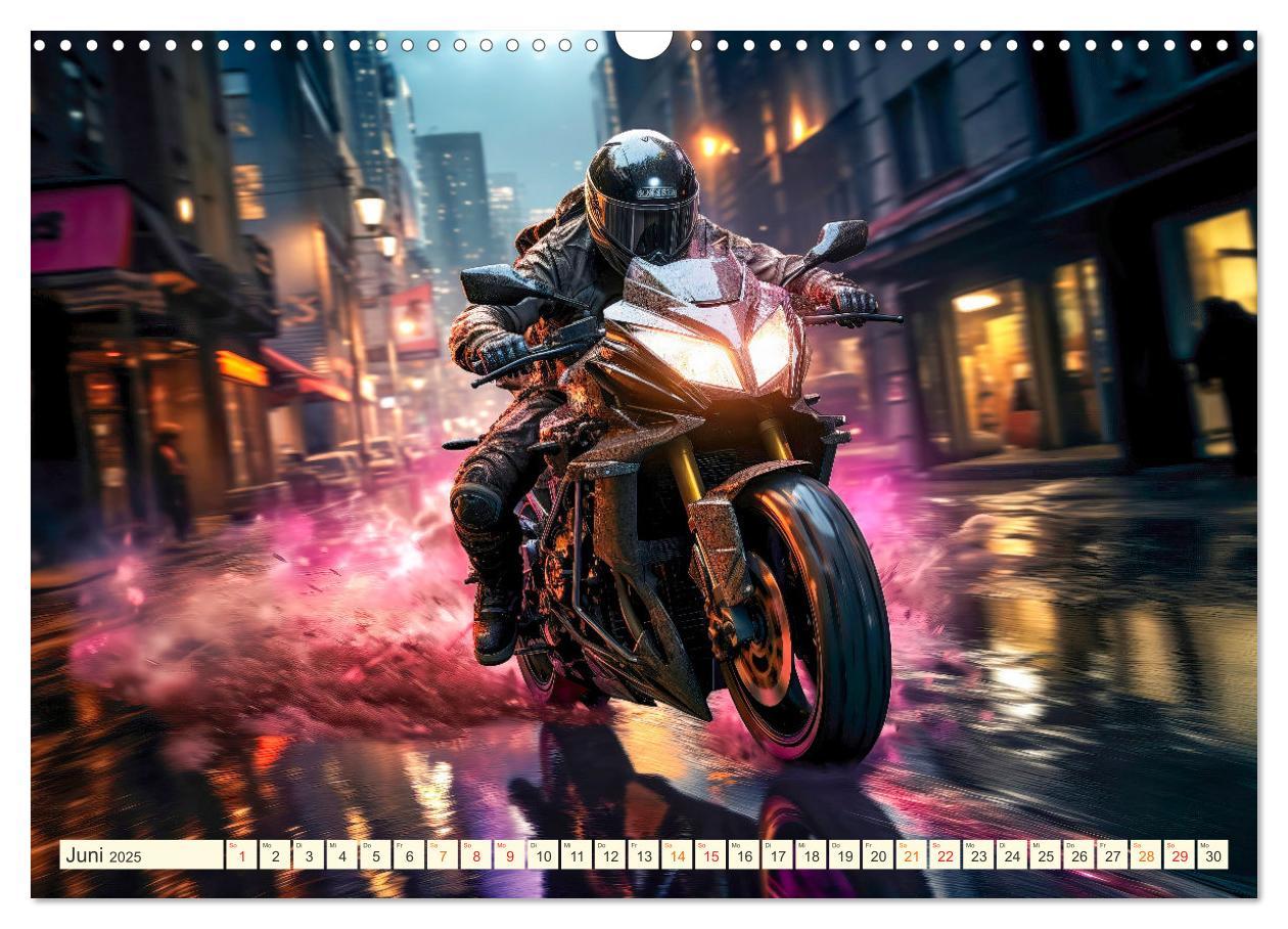 Bild: 9783383891717 | Motorrad Fantasien (Wandkalender 2025 DIN A3 quer), CALVENDO...