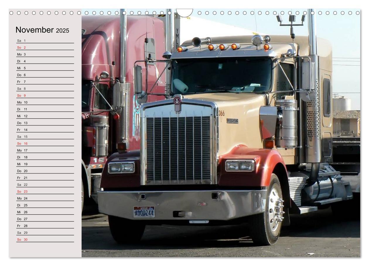 Bild: 9783435483938 | US-Trucks. Faszination Langhauber (Wandkalender 2025 DIN A3 quer),...