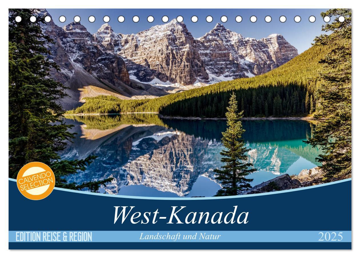 Cover: 9783435831609 | West-Kanada (Tischkalender 2025 DIN A5 quer), CALVENDO Monatskalender