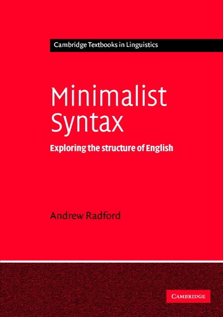 Cover: 9780521542746 | Minimalist Syntax | Andrew Radford | Taschenbuch | Englisch | 2015