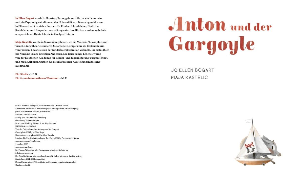 Bild: 9783314106569 | Anton und der Gargoyle | Jo Ellen Bogart | Buch | 48 S. | Deutsch