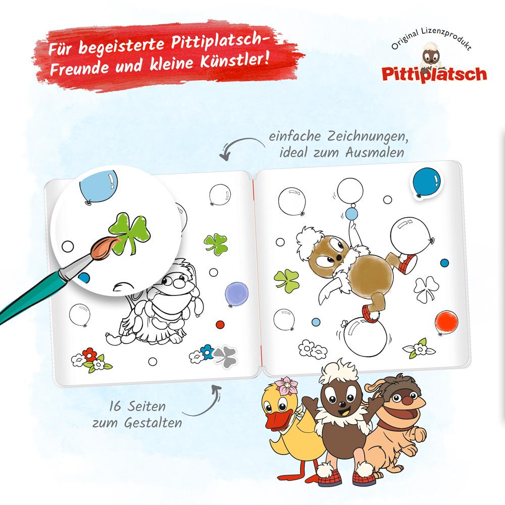 Bild: 9783965526303 | Trötsch Unser Sandmännchen Malbuch Stickermalbuch Pittiplatsch | Buch