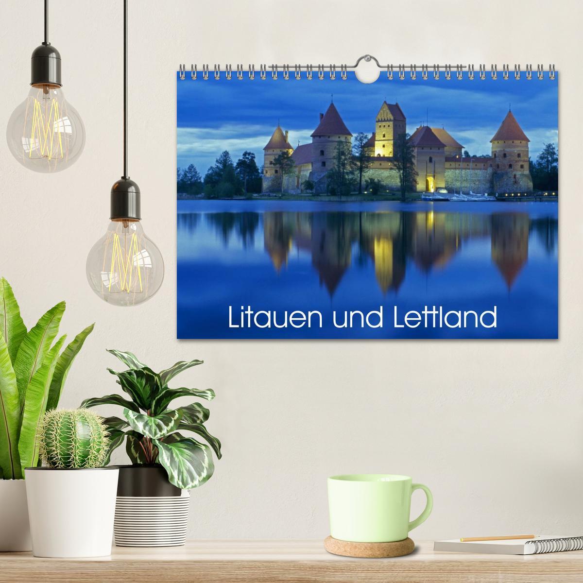 Bild: 9783435643332 | Litauen und Lettland (Wandkalender 2025 DIN A4 quer), CALVENDO...