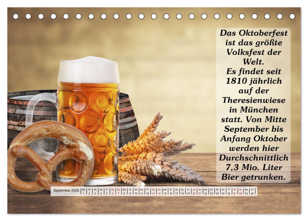 Bild: 9783435035946 | Wissenswertes über Bier (Tischkalender 2025 DIN A5 quer), CALVENDO...