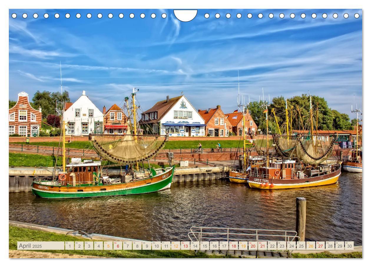 Bild: 9783435433940 | Reise an die Nordsee - Greetsiel (Wandkalender 2025 DIN A4 quer),...