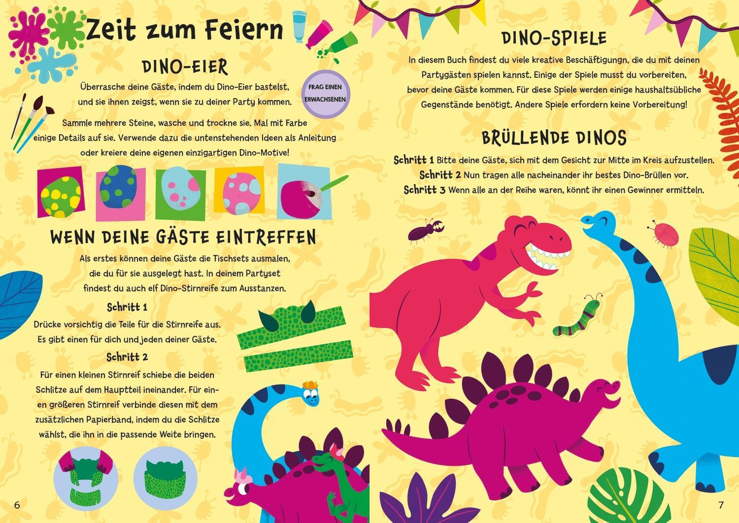 Bild: 4260688730293 | Feiere deine eigene Dino-Party | Daisy Edwards | Taschenbuch | Migo