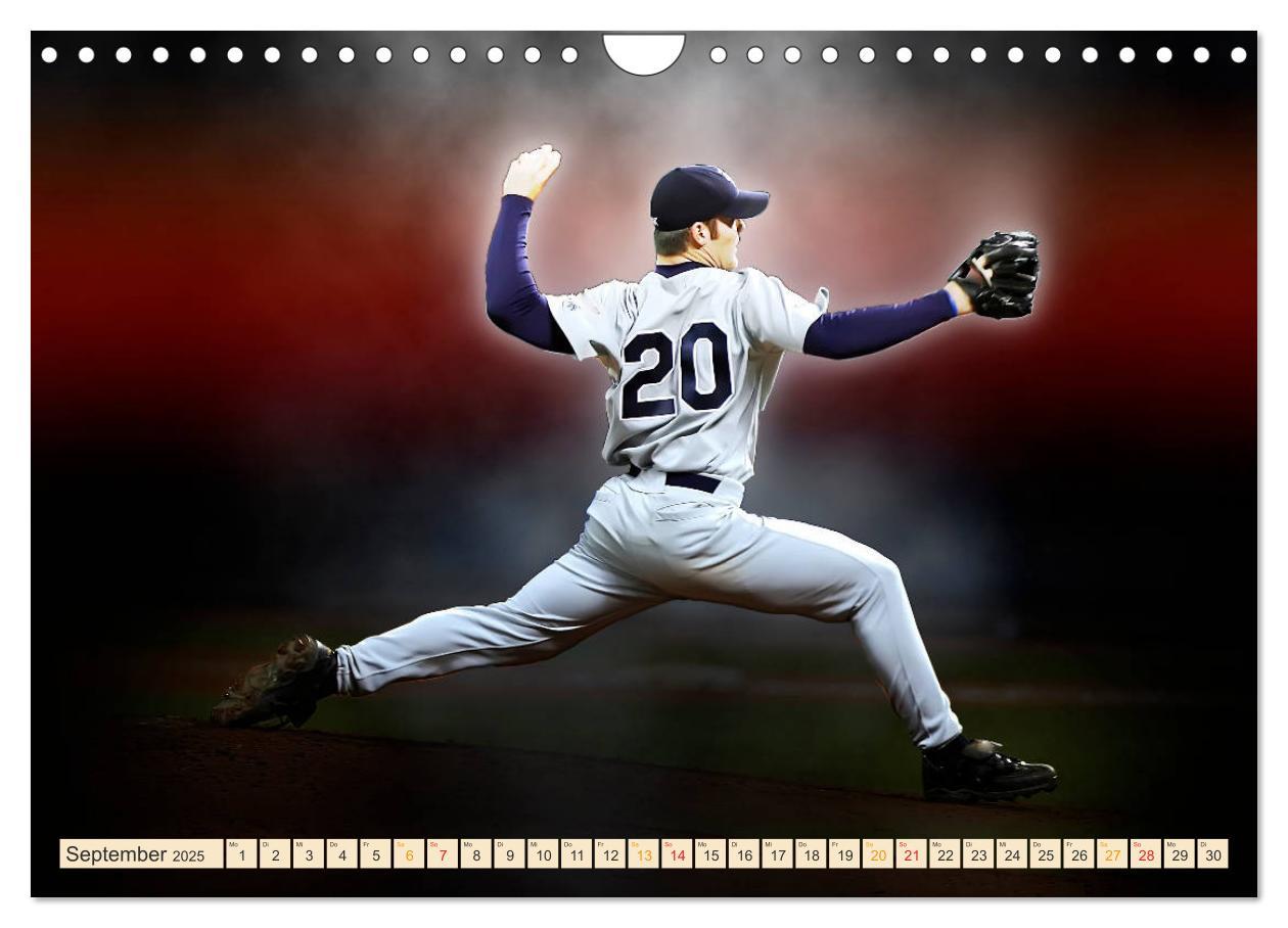 Bild: 9783435365807 | Baseball - Fight (Wandkalender 2025 DIN A4 quer), CALVENDO...