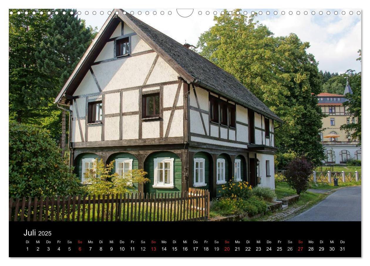 Bild: 9783435670864 | Oberlausitz - Land der Umgebindehäuser (Wandkalender 2025 DIN A3...