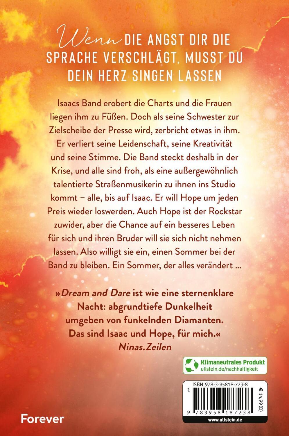 Rückseite: 9783958187238 | Dream and Dare | Sarah Stankewitz | Taschenbuch | Faith-Reihe | 416 S.