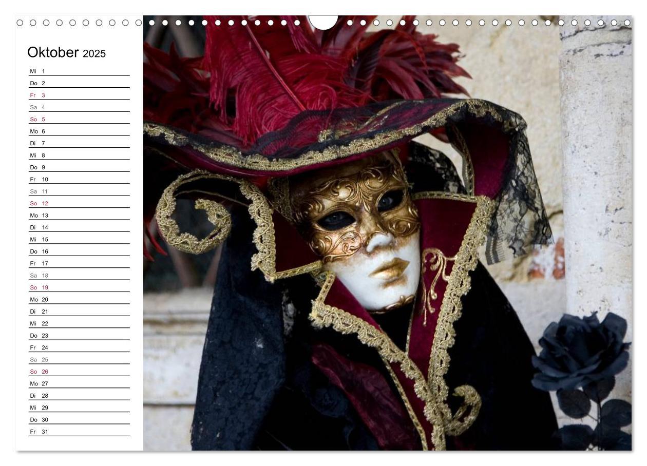 Bild: 9783435552962 | Carnevale di Venezia 2025 (Wandkalender 2025 DIN A3 quer), CALVENDO...