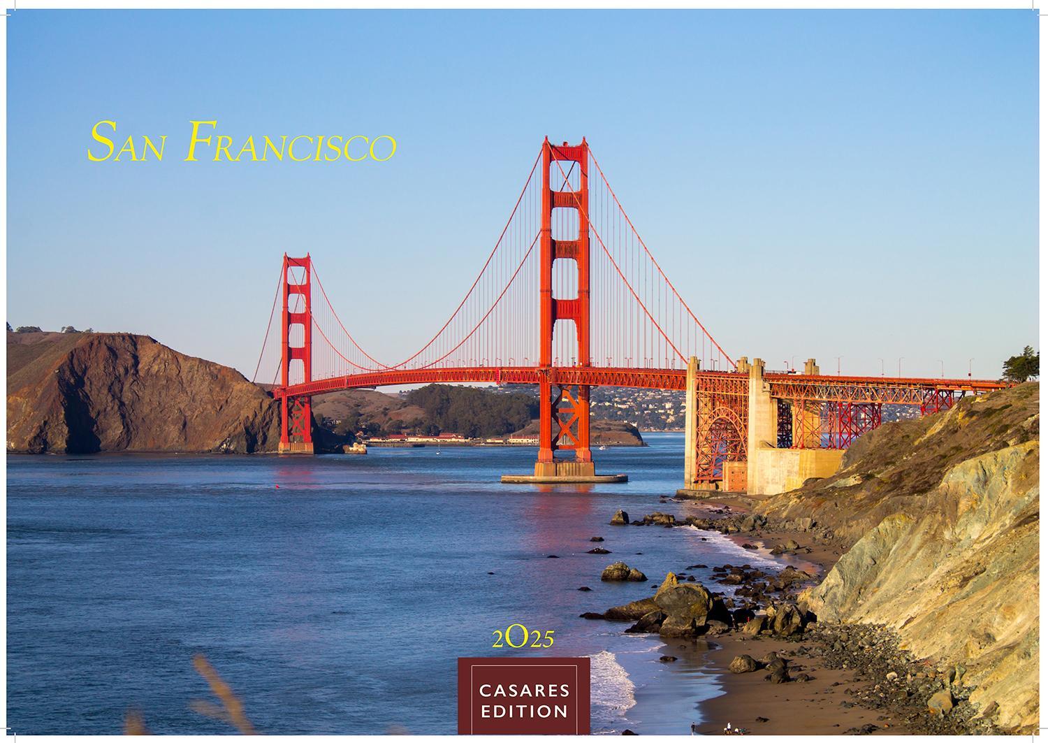 Cover: 9781835242742 | San Francisco 2025 L 35x50cm | Kalender | 14 S. | Deutsch | 2025